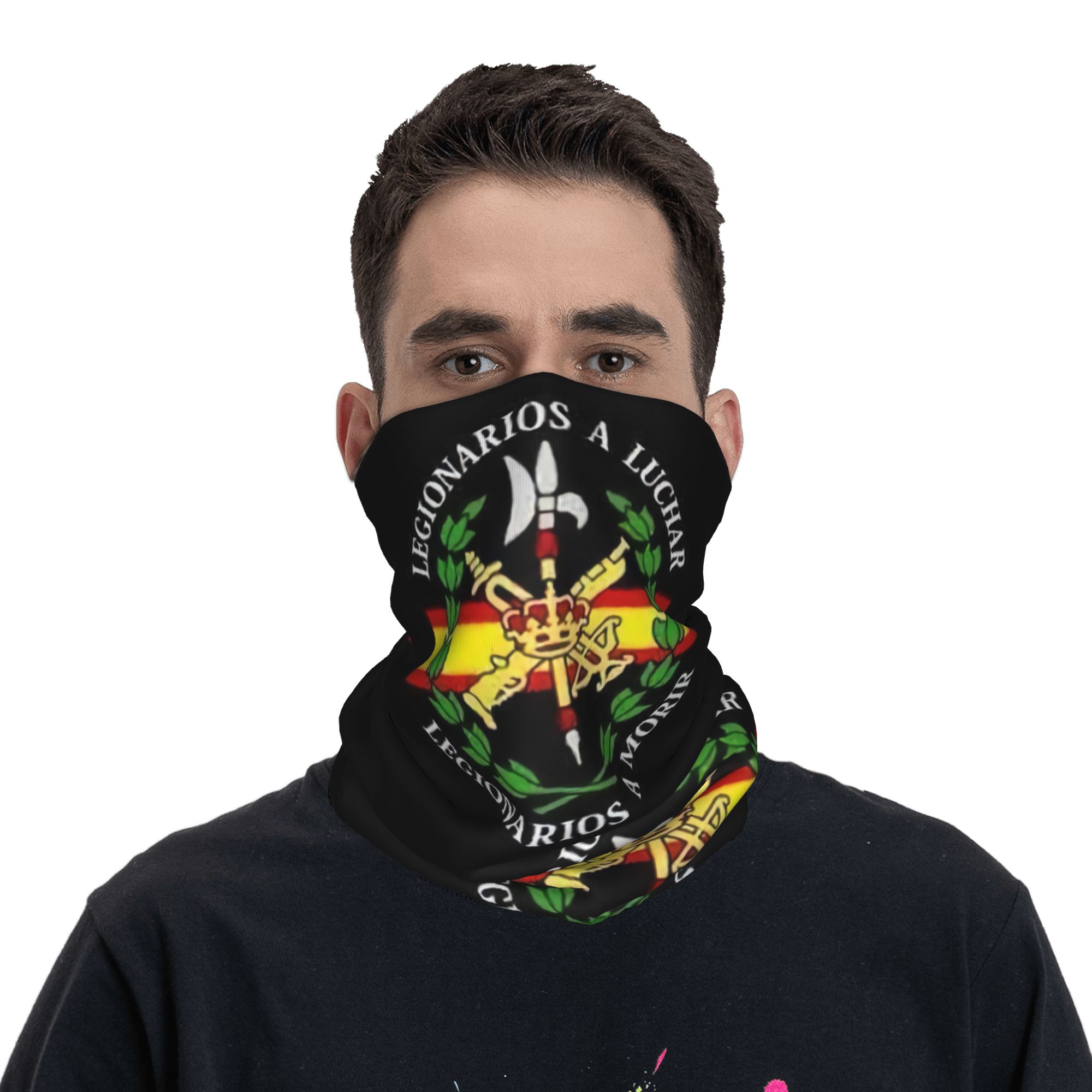 맞춤형 스페인 군단 반다나 넥 게이터 방풍 페이스 스카 - Neck Warmer Tube 리뷰 및 가격
