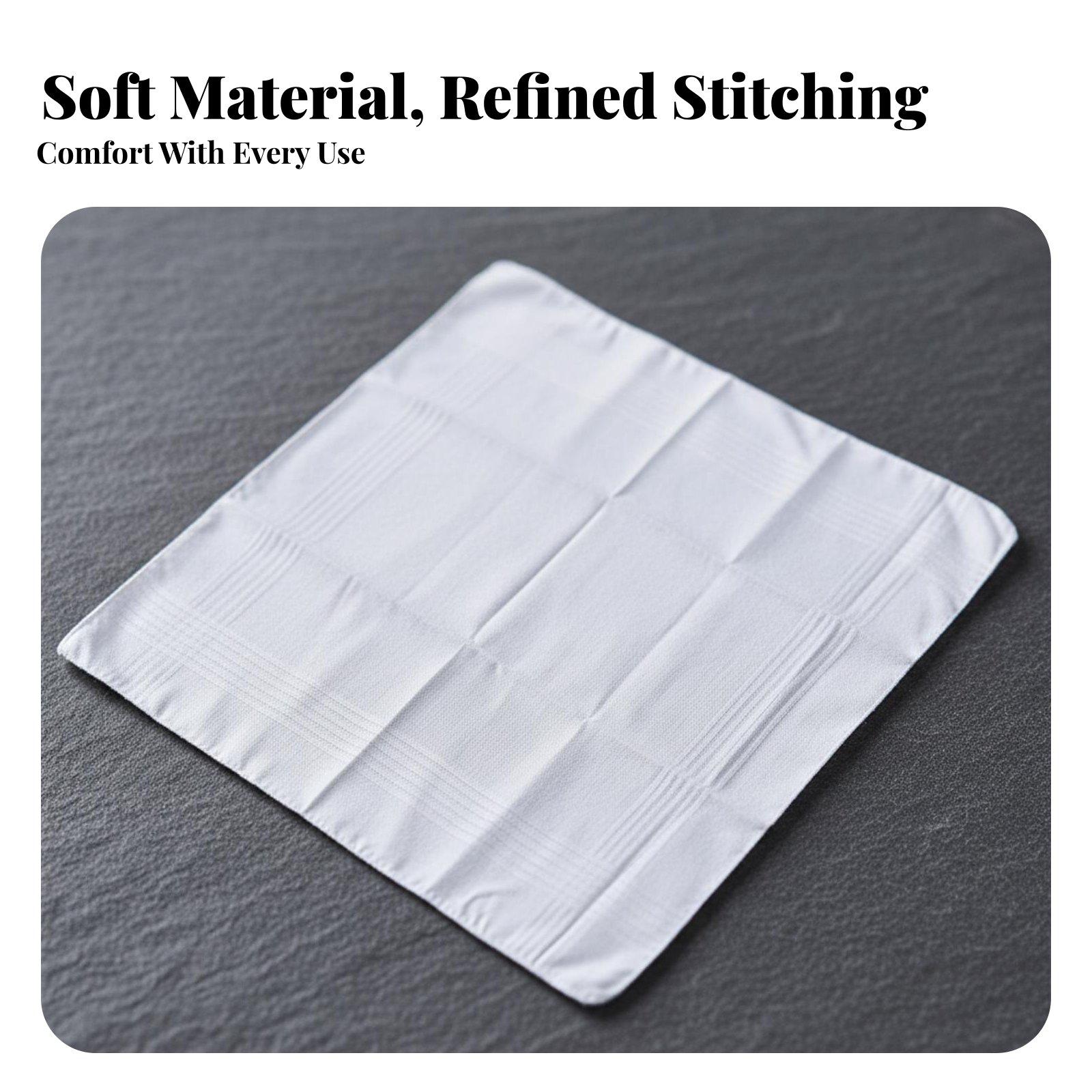 남녀공용 흰색 면 손수건, 부드러운 무지 손수건, 재사 - Handkerchief Cotton Men 리뷰 및 가격
